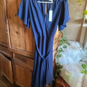 Lucy Paris Deep Blue Maxi Dress